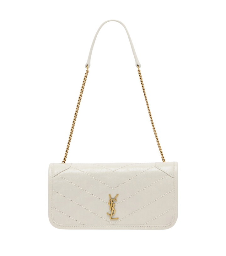 Photo: Saint Laurent Niki leather wallet on chain