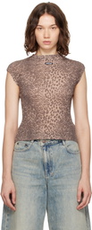 Ksubi Brown Staple S/S T-shirt