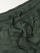 JAMES PERSE - Stretch-Cotton Poplin Drawstring Shorts - Green