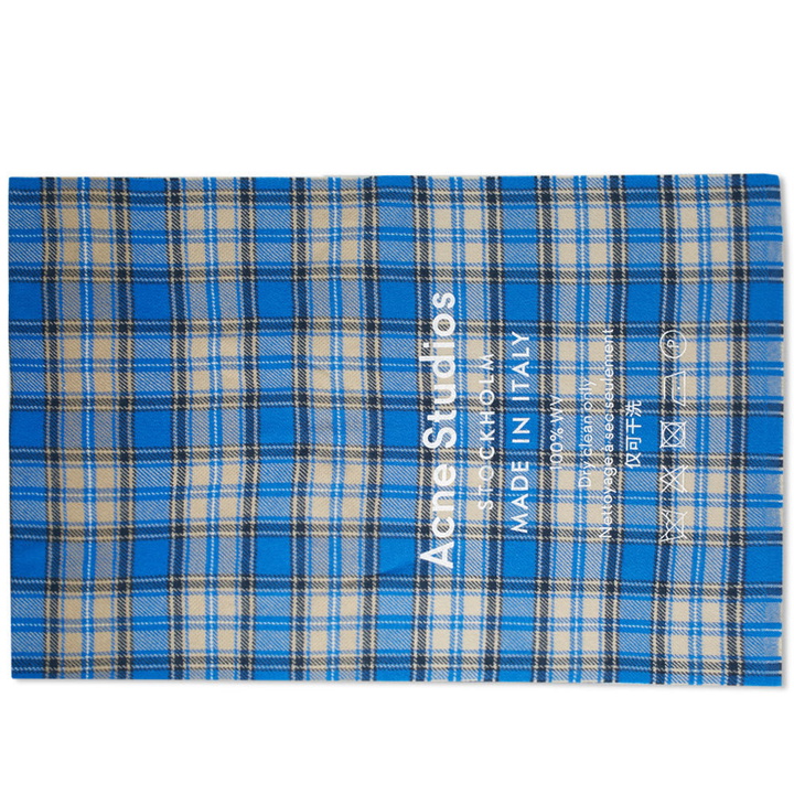 Photo: Acne Studios Cassiar Check Scarf