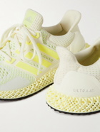 adidas Originals - Ultra 4D Rubber-Trimmed Recycled Primeknit Running Sneakers - White
