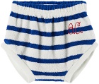 Bobo Choses Baby White Stripes Bloomers