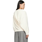 Hed Mayner Off-White Asymmetric Sweatshirt