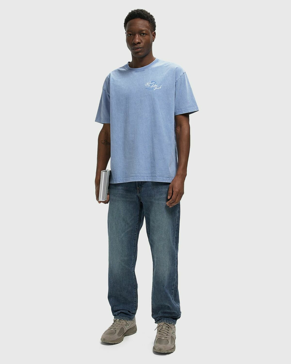 Levis 568™ LOOSE STRAIGHT DARK INDIGO - WORN IN Blue Mens Jeans