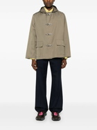 Labrum London Neutral Hooded Parka Coat