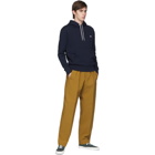 Maison Kitsune Tan Pleated Trousers