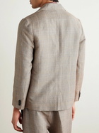 Corridor - Checked Linen and Wool-Blend Blazer - Neutrals