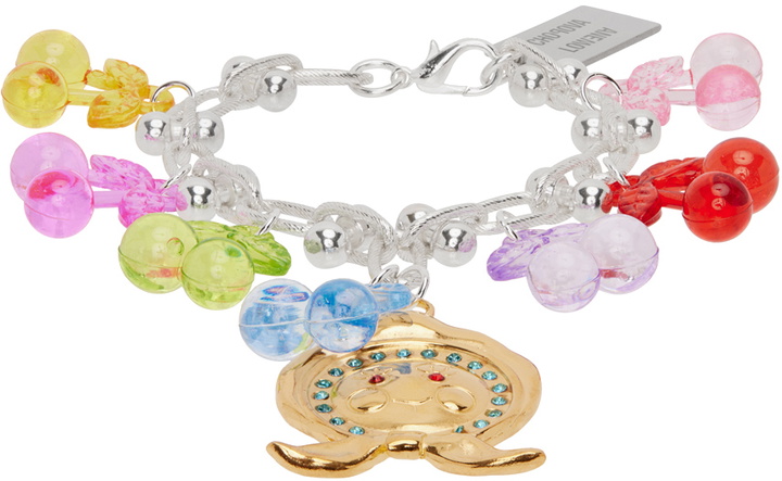 Photo: Chopova Lowena Silver Cherry Charm Bracelet