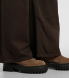 Hogan H700 suede ankle boots