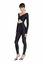 The Andamane Kendall Jumpsuit In Black Polyamide