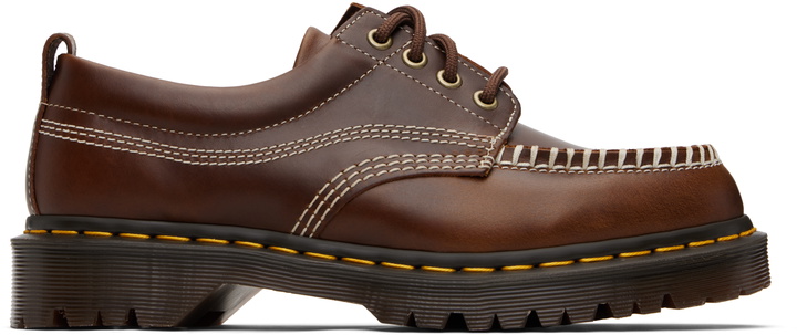 Photo: Dr. Martens Brown Orleans Leather Lowell Derbys