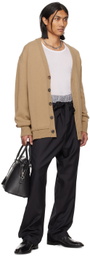 Maison Margiela Black Drawstring Trousers