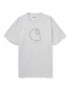 Carhartt WIP - Stomping Grounds Printed Cotton-Jersey T-Shirt - Gray