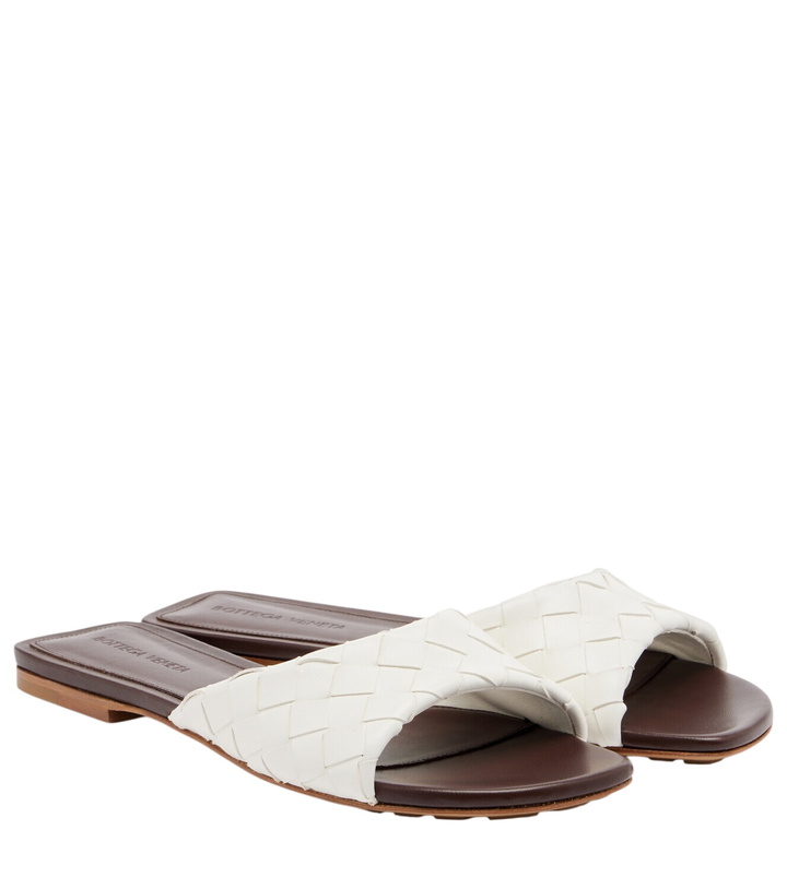 Photo: Bottega Veneta Livia leather mules