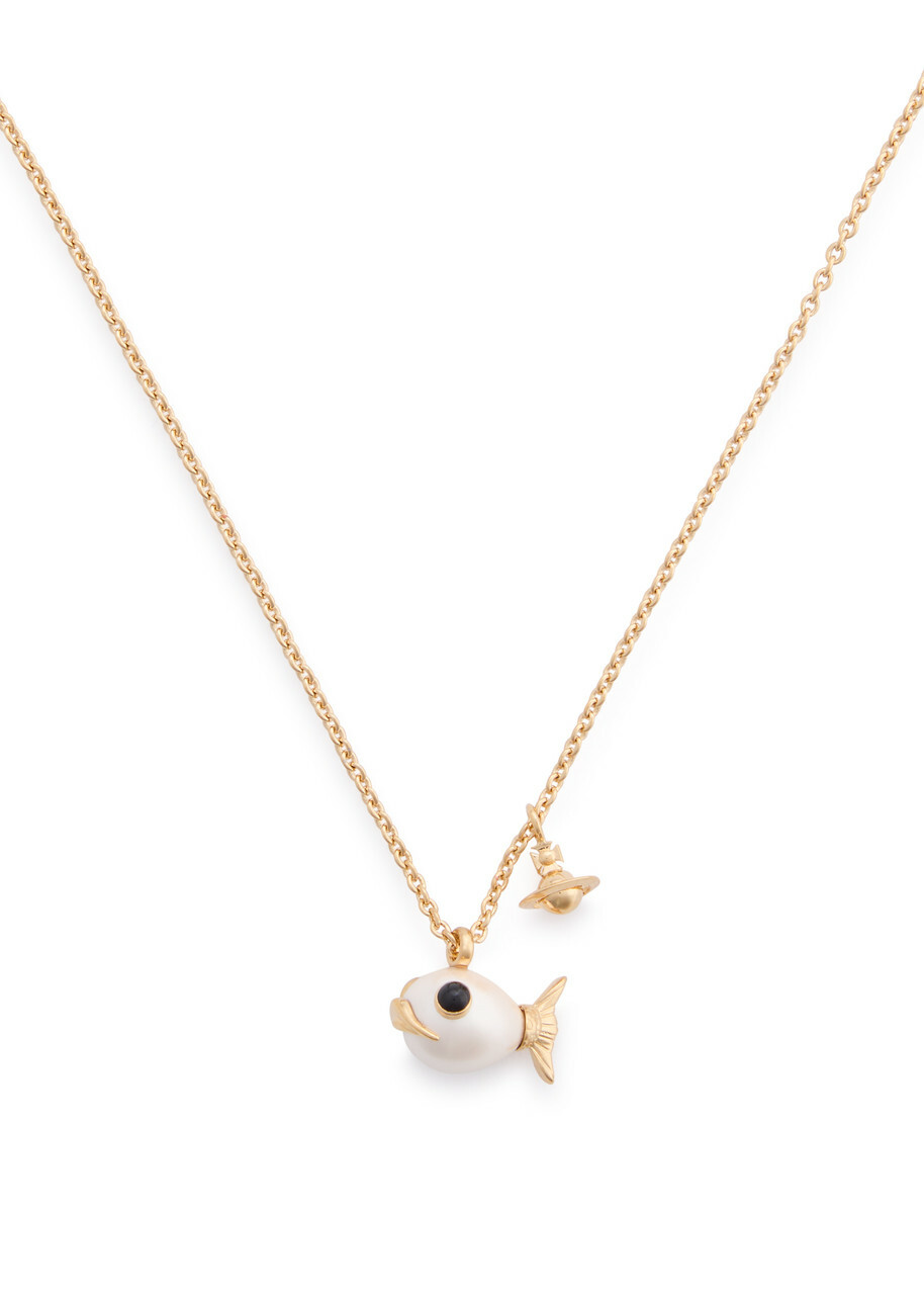Vivienne Westwood  Giant Faux-Pearl Drop ネックレス VIVIENNE WESTWOOD Giant Faux Pearl Drop Pendant Necklace