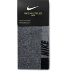 Nike Running - Two-Pack Multiplier Logo-Intarsia Dri-FIT Crew Socks - Black