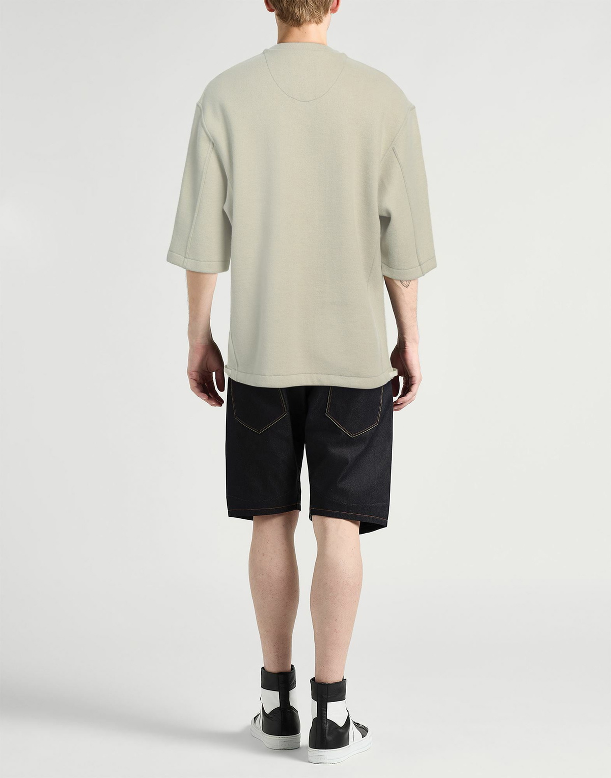 Jil Sander Mens Sweater in Sage green
