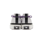 Converse Grey and Purple Deck Star Zip Sneakers