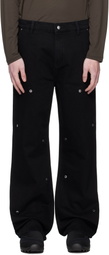 HELIOT EMIL Black Lux Jeans