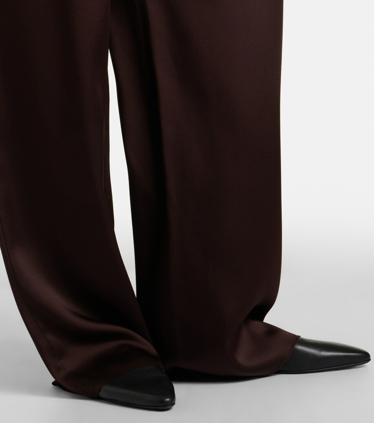 Max Mara Elegante satin wide-leg pants
