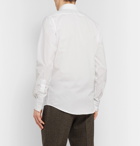 Richard James - Slim-Fit Cotton and Linen-Blend Shirt - White