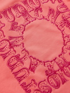 Acne Studios - Logo-Embroidered Organic Cotton-Jersey Sweatshirt - Pink