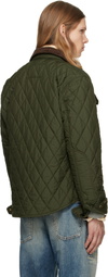 Polo Ralph Lauren Khaki 'The Beaton' Quilted Shacket Jacket