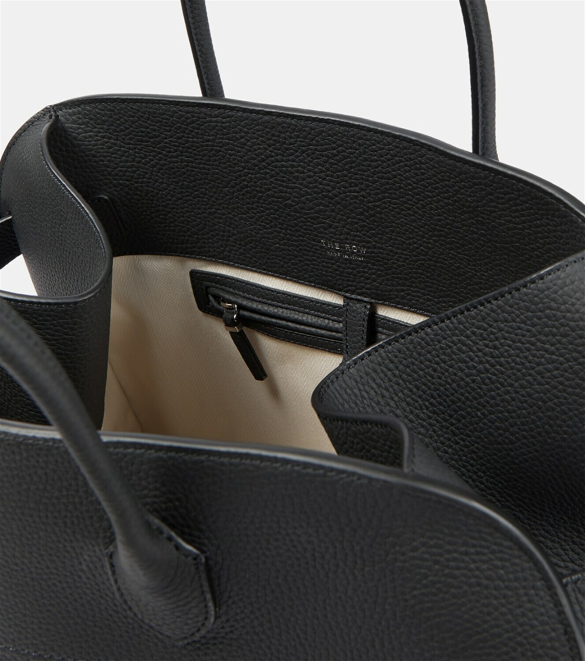 The Row Margaux 17 leather tote The Row