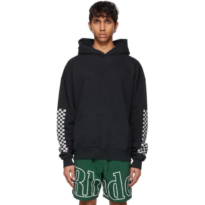 Rhude Black Rhacer 3 Hoodie Rhude