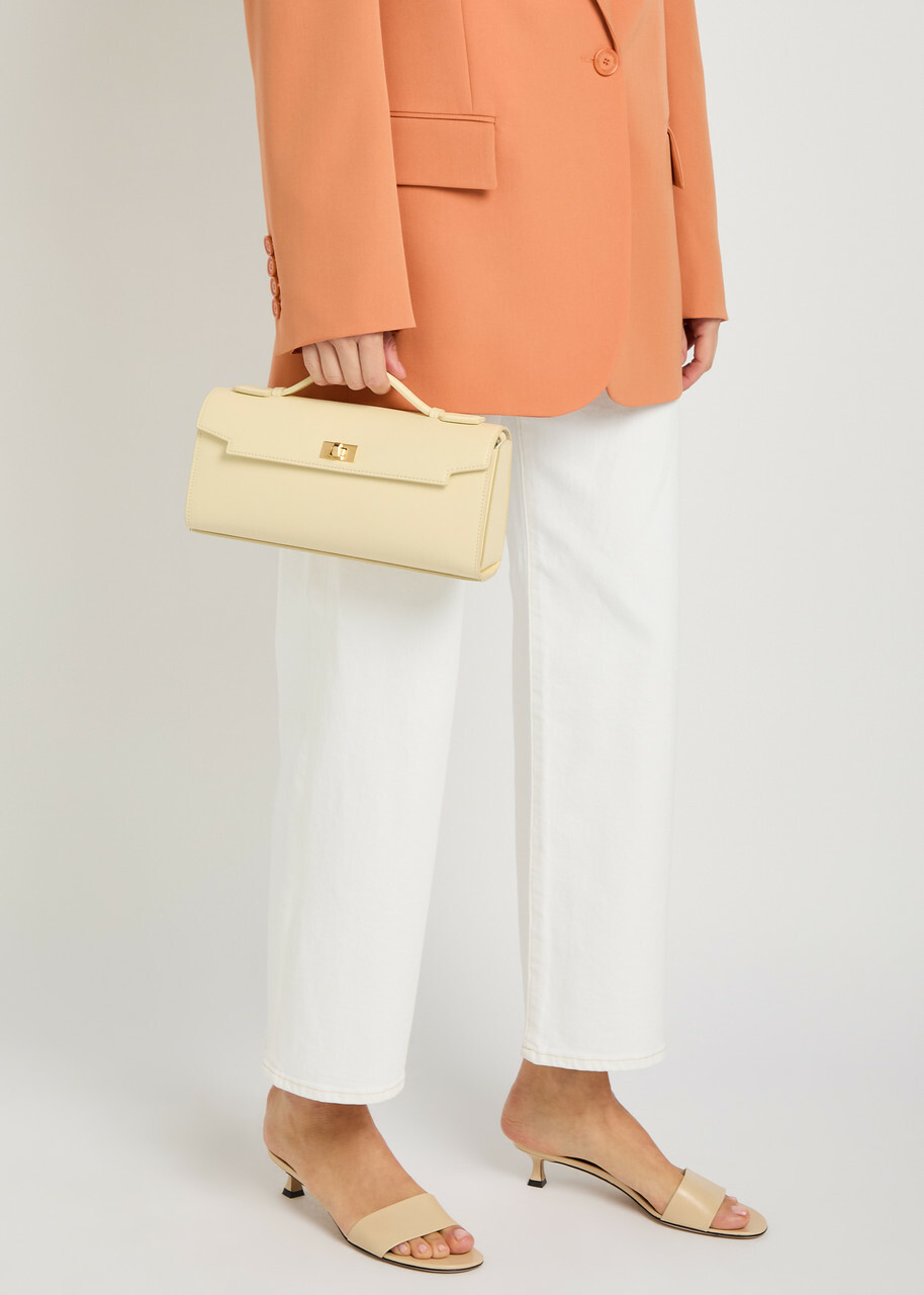 Anya Hindmarch Mortimer Leather Clutch - Yellow Light - One Size