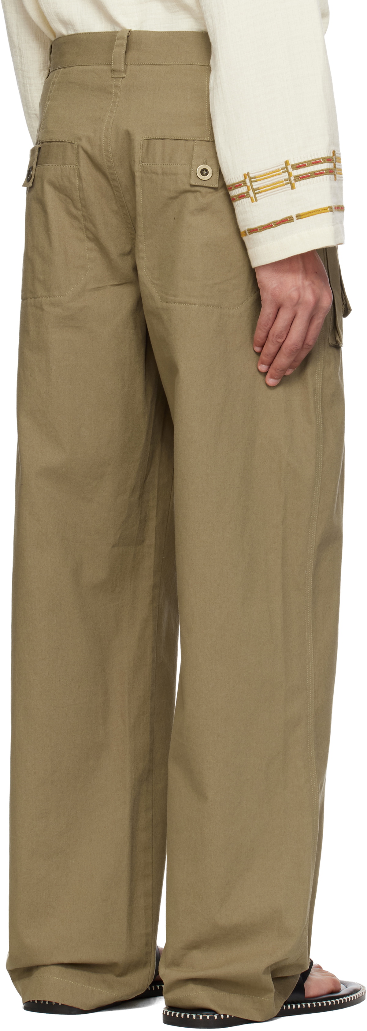 Isabel Marant Khaki Ezio Trousers