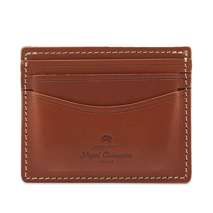 Photo: Nigel Cabourn Men's Leather Card Holder in Tan