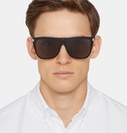 Saint Laurent - D-Frame Acetate and Silver-Tone Sunglasses - Men - Black