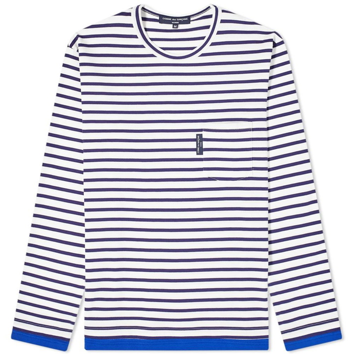 Photo: Comme Des Garcons Homme Long Sleeve Stripe Tee