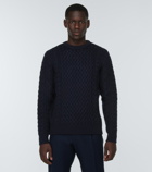 Sunspel Cable-knit wool sweater