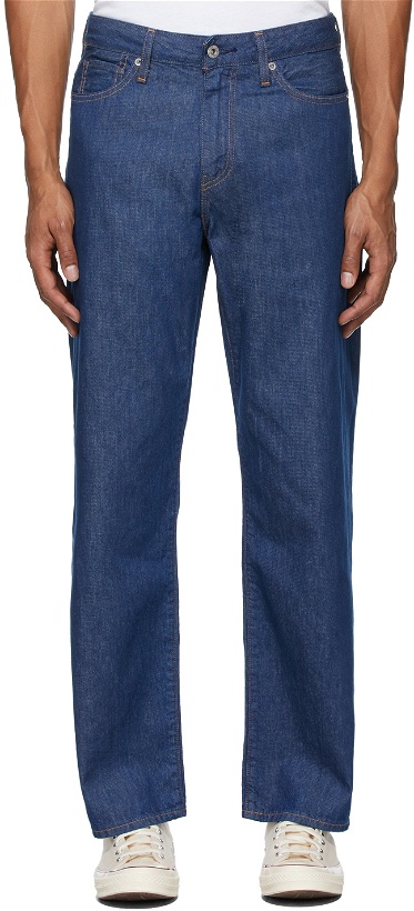 Photo: Levi's Made & Crafted Blue Wide Bow Line Jeans