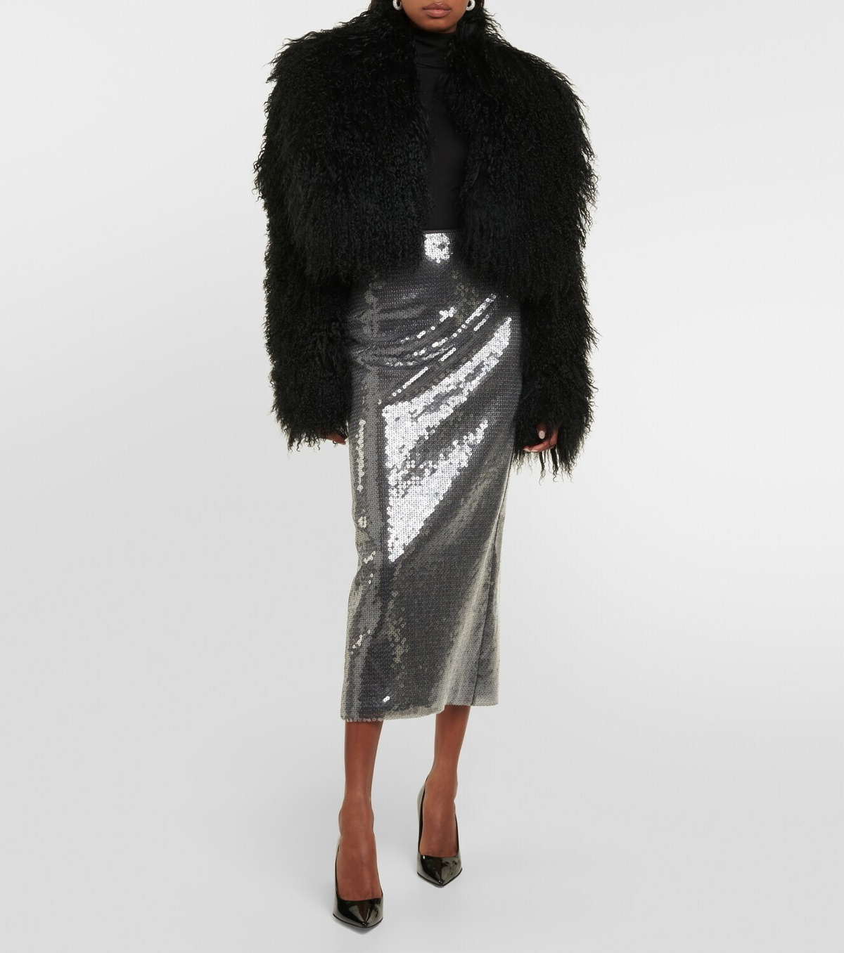 David Koma Shearling jacket