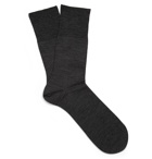 FALKE - Airport Merino Wool-Blend Socks - Gray