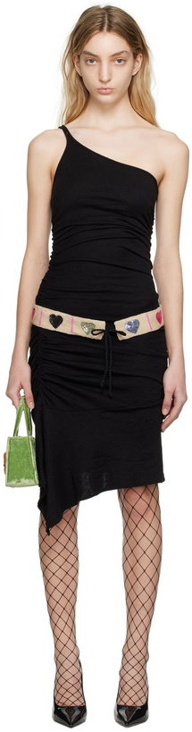Photo: Puppets and Puppets Black Michael Stars Edition Midi Dress