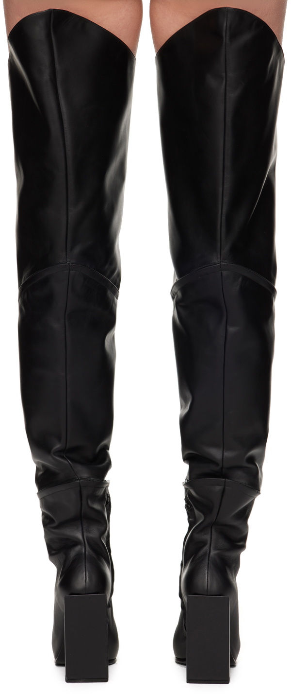 MARIE ADAM-LEENAERDT Black Zip Boots