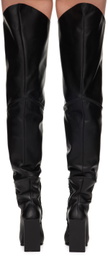 MARIE ADAM-LEENAERDT Black Zip Boots