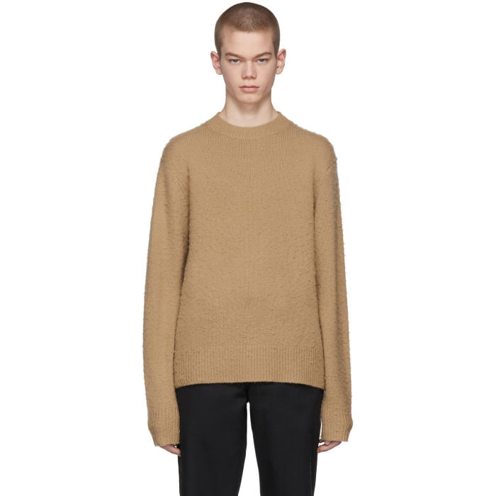 Photo: Acne Studios Beige Peele Crewneck Sweater