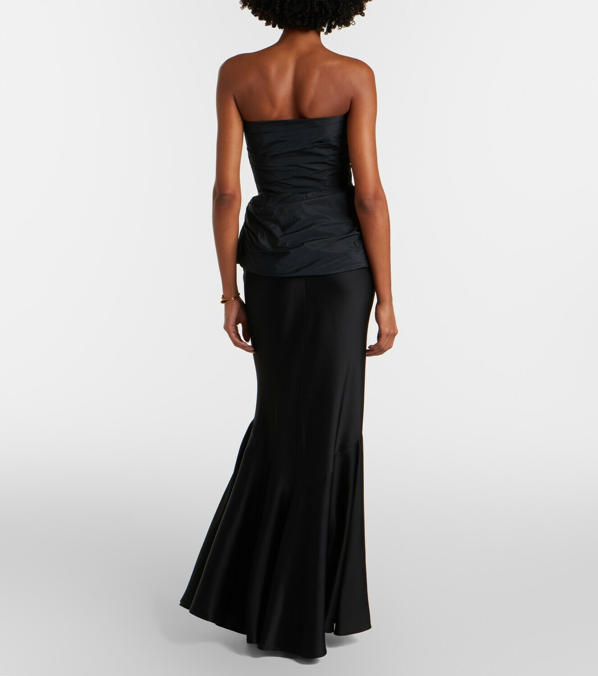Max Mara Acerbo satin maxi skirt