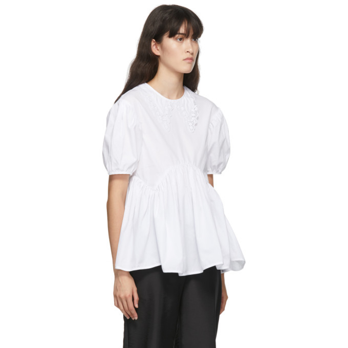 Cecilie Bahnsen White Mie Blouse Cecilie Bahnsen