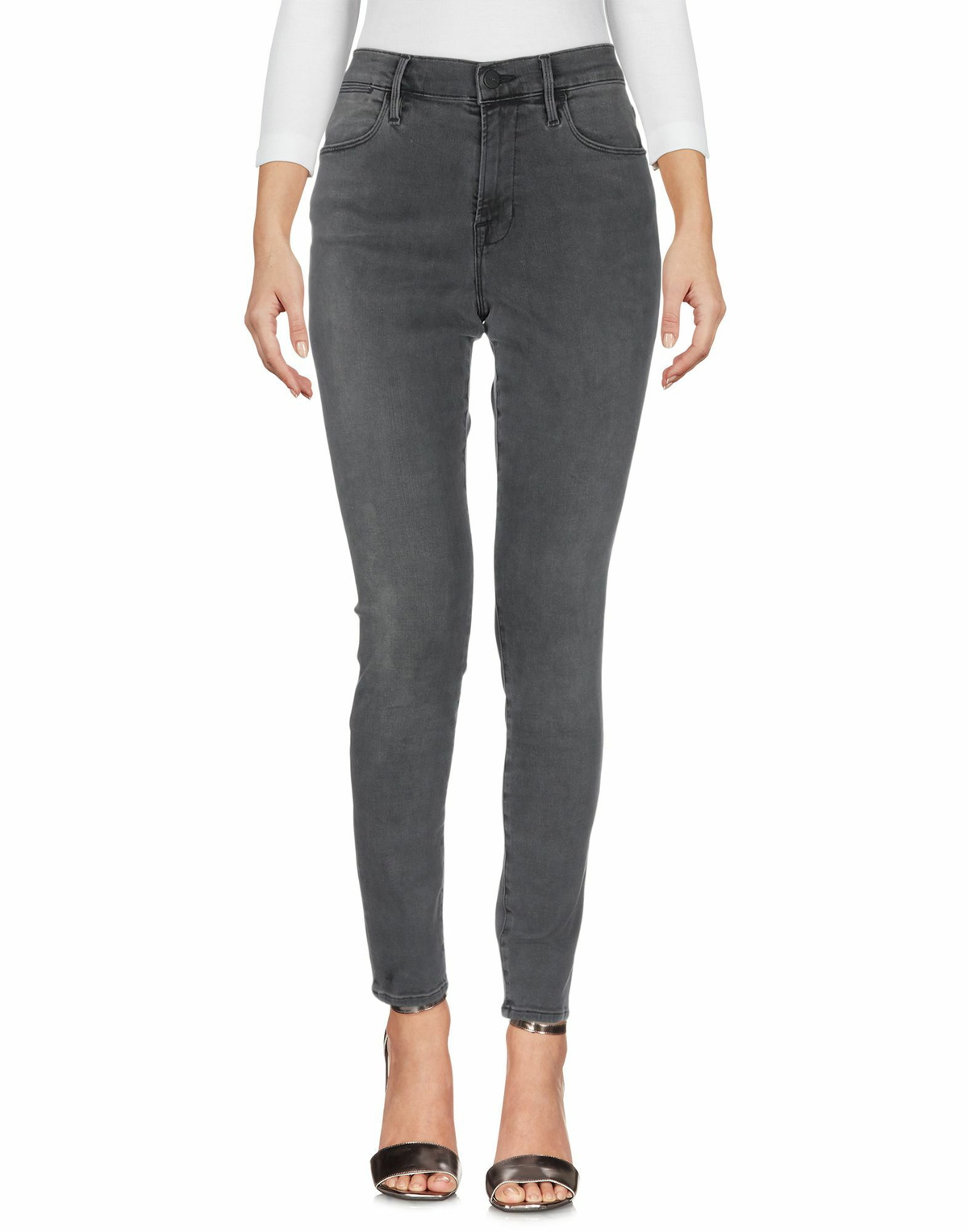 Frame Womens Jeans in Grey