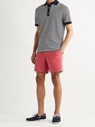 SID MASHBURN - Garment-Dyed Cotton-Canvas Shorts - Red