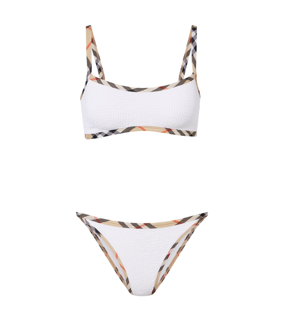 Burberry - Checked triangle bikini Burberry
