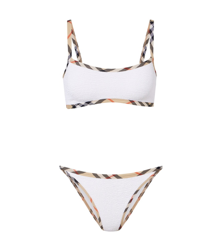 Photo: Burberry x Hunza G Tyler Burberry Check bikini