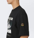 Moncler Printed cotton jersey T-shirt