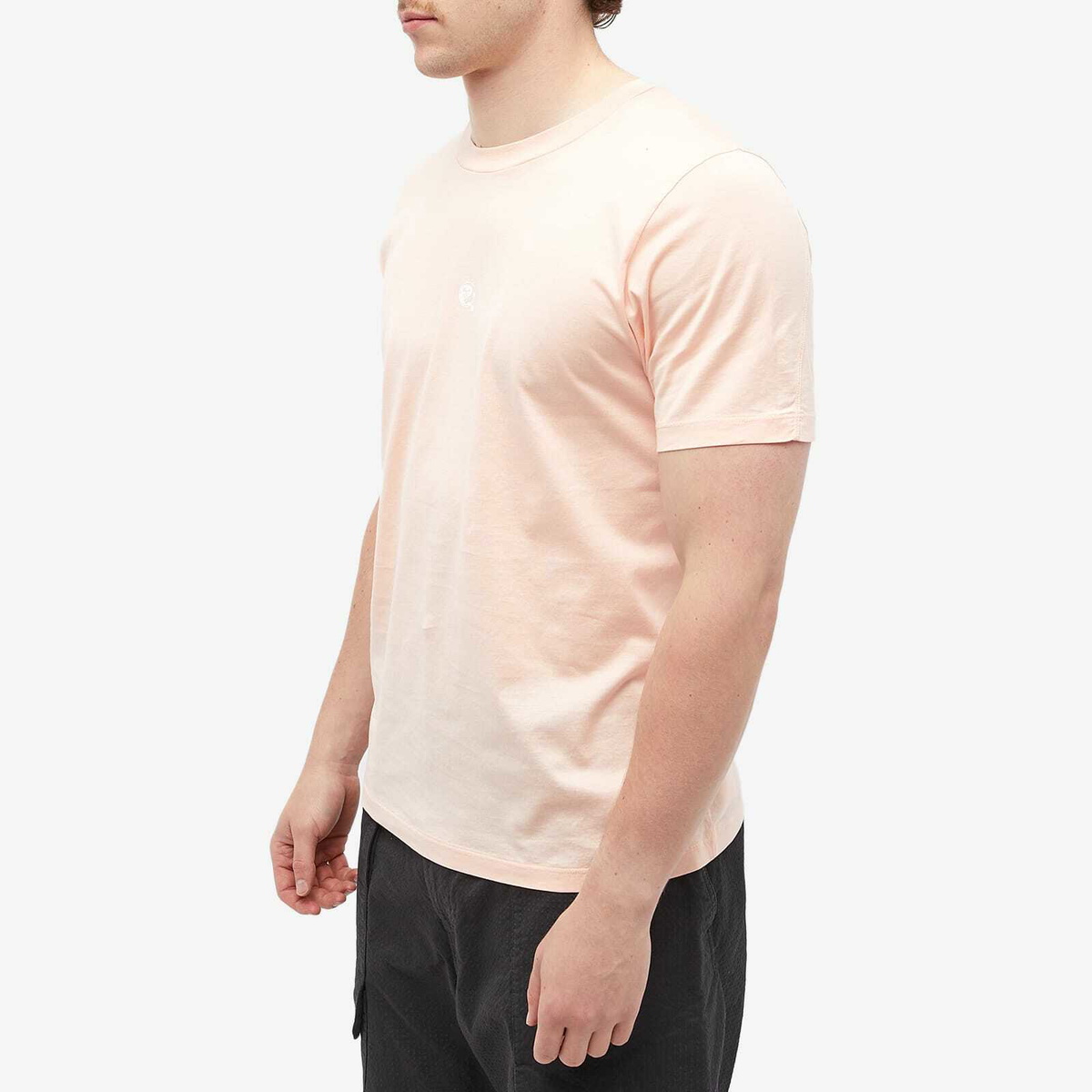 Stone Island Shadow Project Men's Cotton Jersey T-Shirt in Pink